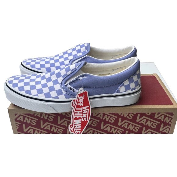 NWOT Vans Lavender & White Checkerboard 5.5 - Picture 8 of 11